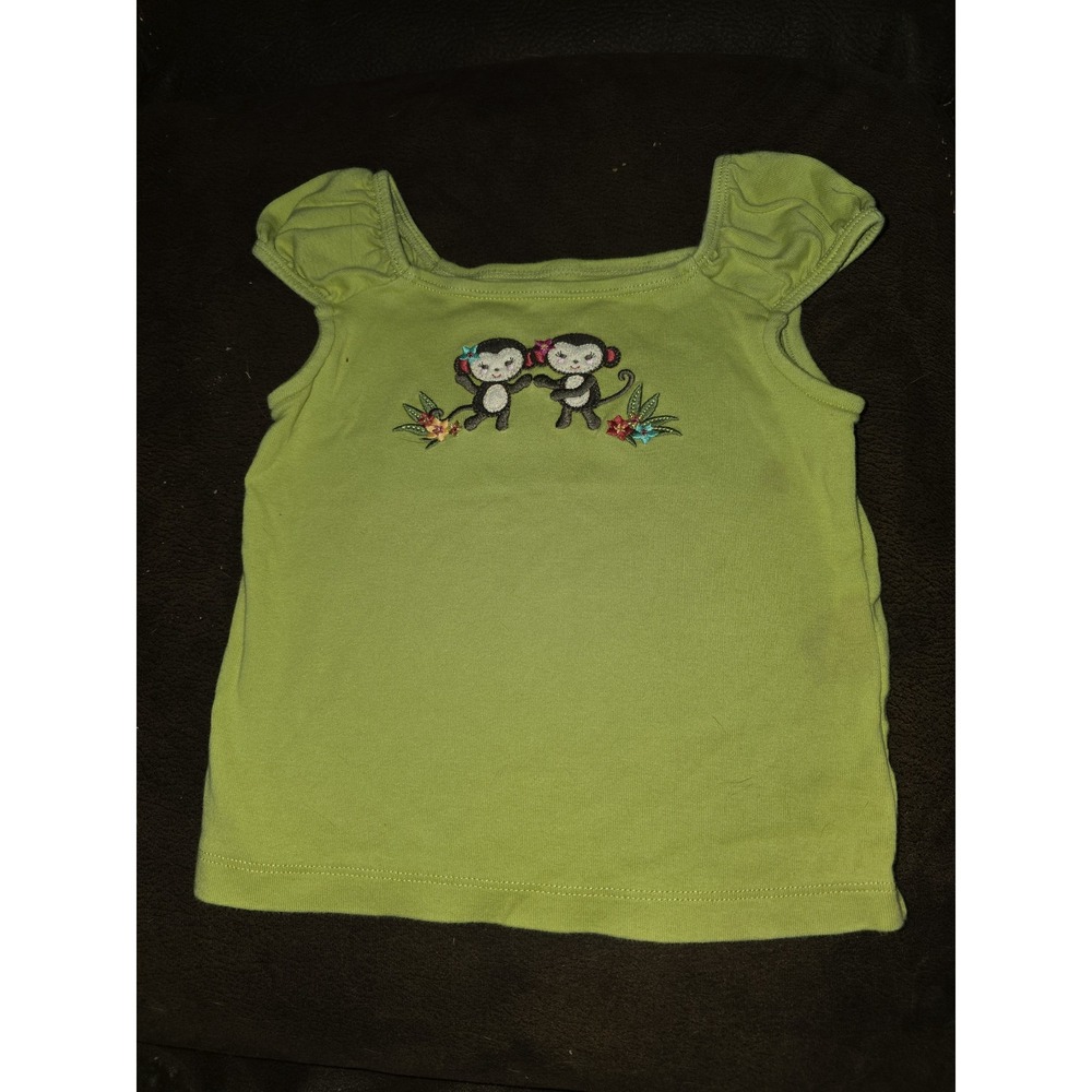 Gymboree jungle gem monkey top size 3t